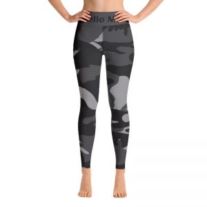 Camouflage Black Leggings - Belle Moi