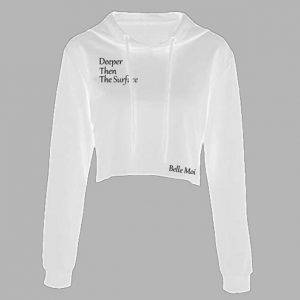 Cropped White/Black - Belle Moi